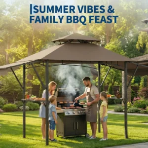 8x5 Grill Gazebo Outdoor Canopy
