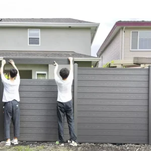 WPC Garden Fence Panel Composite